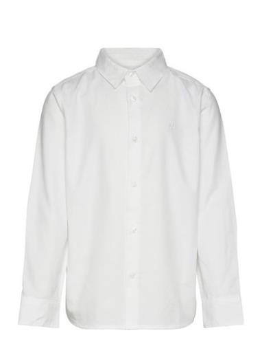 Shirt Tops Shirts Long-sleeved Shirts White United Colors Of Benetton