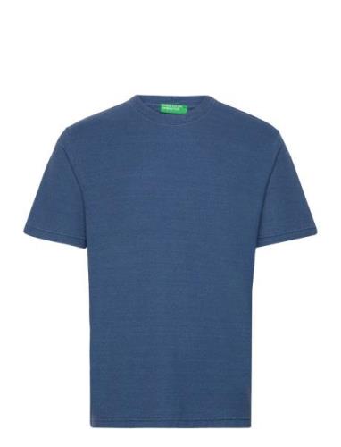 T-Shirt Tops T-shirts Short-sleeved Blue United Colors Of Benetton