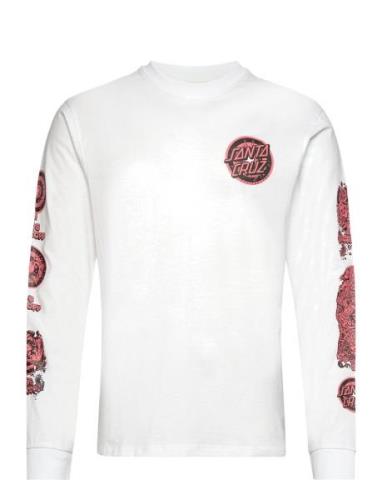 Rob Evolution Tops T-shirts Long-sleeved White Santa Cruz