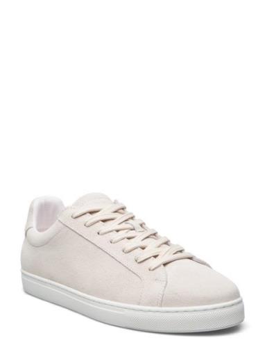 Slhevan New Suede Sneaker B Lave Sneakers Cream Selected Homme