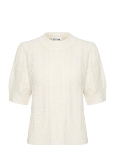 Noabellekb Pullover Tops Knitwear Jumpers White Karen By Simonsen