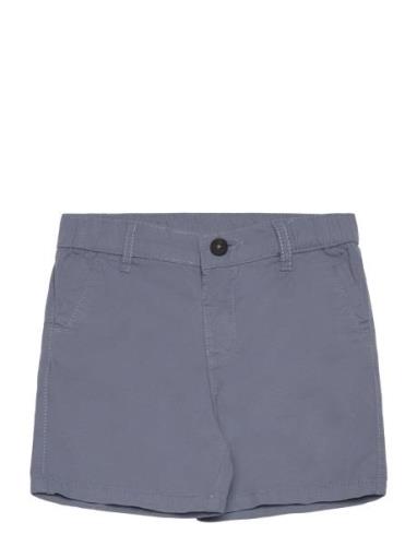 Slim-Fit Chino Cotton Bermuda Shorts Bottoms Shorts Navy Mango