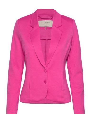 Fqnanni-Ja Blazers Single Breasted Blazers Pink FREE/QUENT