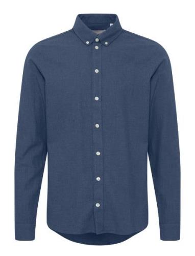 Cfanton Ls Bd Fil A Fil Shirt Tops Shirts Casual Navy Casual Friday