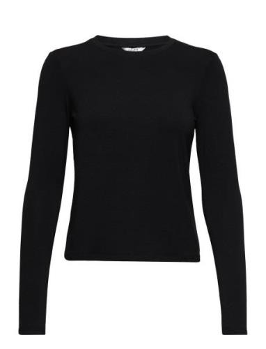 Christina-M Tops T-shirts & Tops Long-sleeved Black MbyM