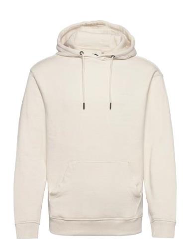 Bhdownton Hood Sweatshirt Tops Sweat-shirts & Hoodies Hoodies Cream Bl...