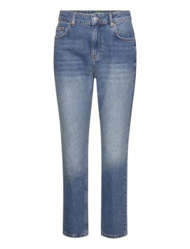 Trousers Bottoms Jeans Straight-regular Blue United Colors Of Benetton