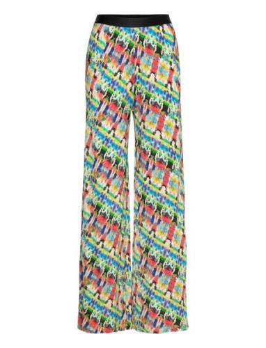 2X2 Cotton Aop Veran Pants Bottoms Trousers Wide Leg Multi/patterned M...