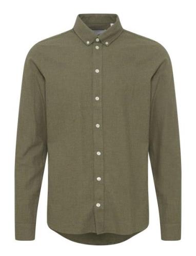 Cfanton Ls Bd Fil A Fil Shirt Tops Shirts Casual Green Casual Friday