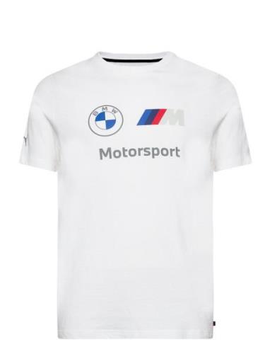 Bmw Mms Ess Logo Tee Sport T-shirts Short-sleeved White PUMA Motorspor...