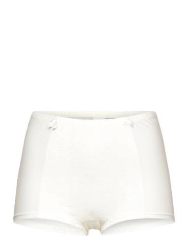 Adamo Girdle Brief Lingerie Panties High Waisted Panties White Swegmar...