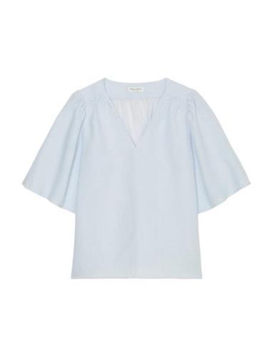 Shirts/Blouses Short Sleeve Tops Blouses Short-sleeved Blue Marc O'Pol...