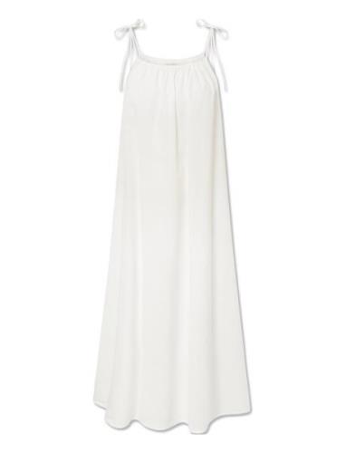 Rigmor Dress Maxikjole Festkjole White STUDIO FEDER