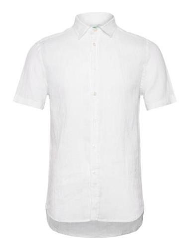 Shirt Tops Shirts Short-sleeved White United Colors Of Benetton