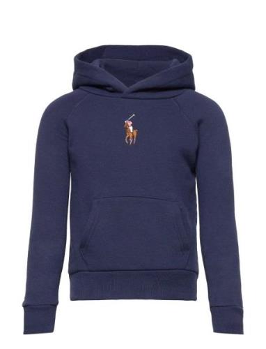 Big Pony Fleece Hoodie Tops Sweat-shirts & Hoodies Hoodies Blue Ralph ...