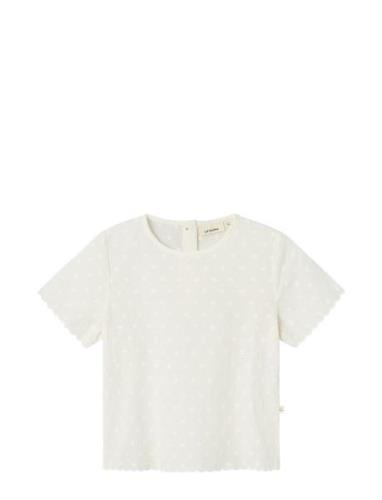 Nmfhirsa Ss Loose Shirt Lil Tops T-shirts Short-sleeved White Lil'Atel...