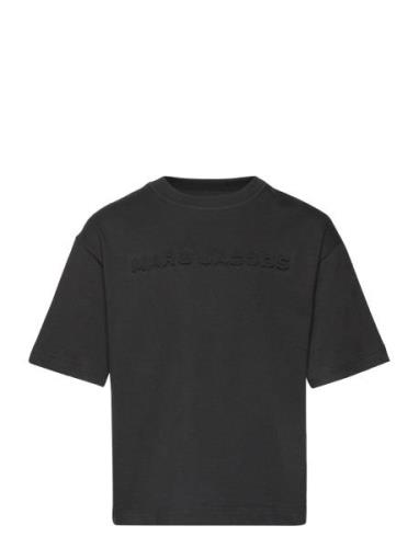 Short Sleeves Tee-Shirt Tops T-shirts Short-sleeved Black Little Marc ...