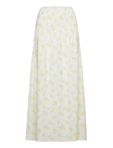 Smock Maxi Skirt Maxikjole Festkjole Multi/patterned Gina Tricot