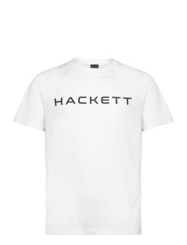 Essential Tee Tops T-shirts Short-sleeved White Hackett London