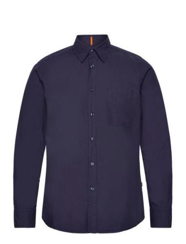 Relegant_6 Tops Shirts Casual Navy BOSS