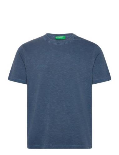 T-Shirt Tops T-shirts Short-sleeved Blue United Colors Of Benetton