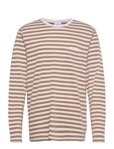 Verkstad Long Sleeve Tops T-shirts Long-sleeved Brown Makia