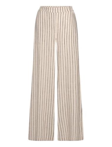 Eskasia Pants Bottoms Trousers Straight Leg Beige Esme Studios