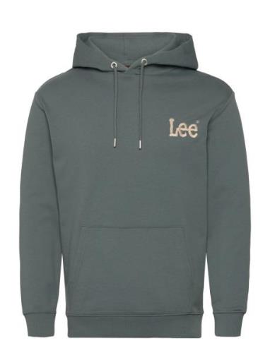 Core Hoodie Tops Sweat-shirts & Hoodies Hoodies Blue Lee Jeans