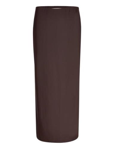 Skirt Langt Skjørt Brown Sofie Schnoor