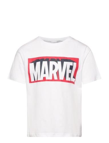 Tshirt Tops T-shirts Short-sleeved White Marvel