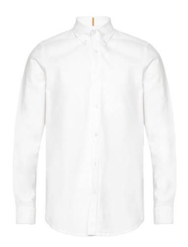 Rickert Tops Shirts Casual White BOSS