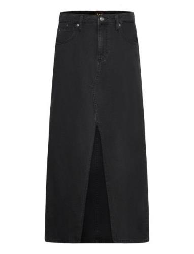 Maxi Skirt Langt Skjørt Black Lee Jeans