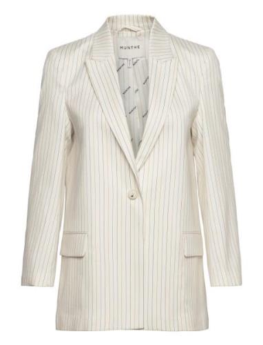 Jacob Blazers Single Breasted Blazers White Munthe