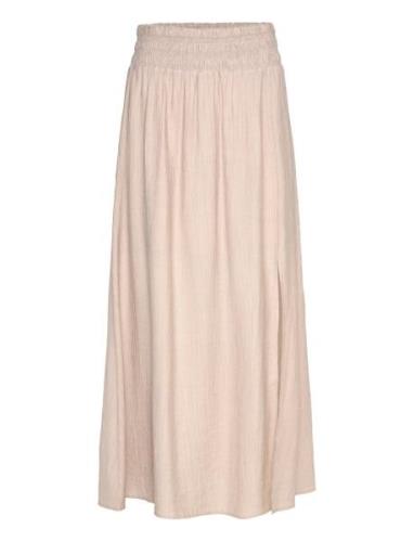 D6Arja Long Skirt Langt Skjørt Beige Dante6