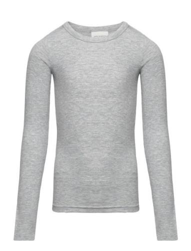 T-Shirt Long-Sleeve Tops T-shirts Long-sleeved T-shirts Grey Sofie Sch...