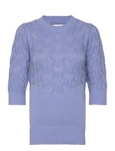 Malall Jumper Ss Tops Knitwear Jumpers Blue Lollys Laundry