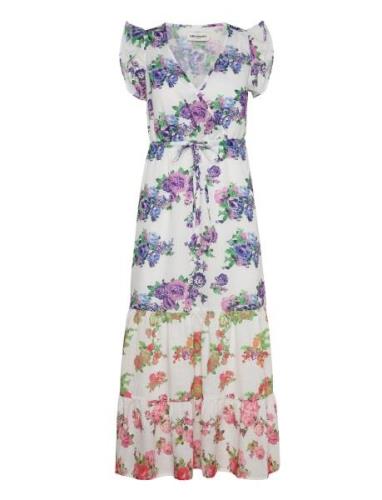 Samoll Midi Dress Sl Maxikjole Festkjole Multi/patterned Lollys Laundr...