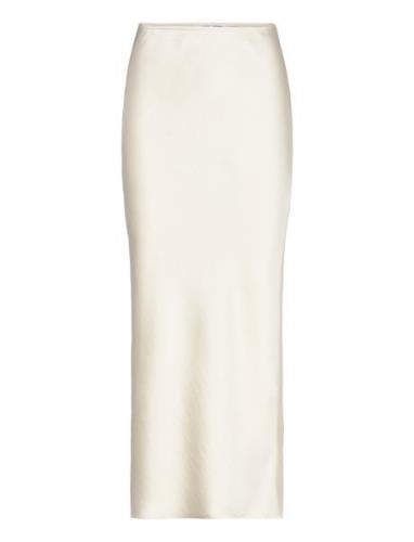 Saagneta Long Skirt 12956 Langt Skjørt Cream Samsøe Samsøe