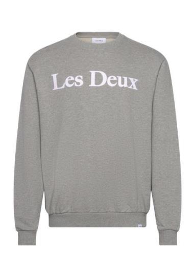 Charles Sweatshirt Tops Sweat-shirts & Hoodies Sweat-shirts Grey Les D...