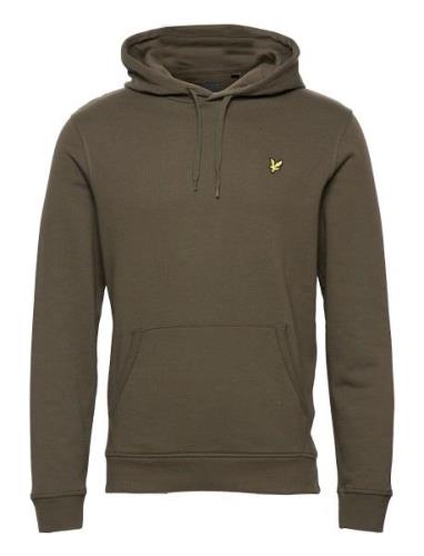 Pullover Hoodie Tops Sweat-shirts & Hoodies Hoodies Green Lyle & Scott