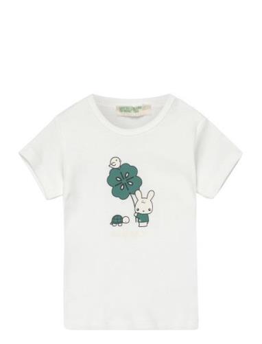 T-Shirt Tops T-shirts Short-sleeved White United Colors Of Benetton