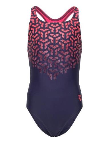 Girl's Arena Kikko V Swimsuit Swim Pro Back Navy-S Badedrakt Badetøy B...