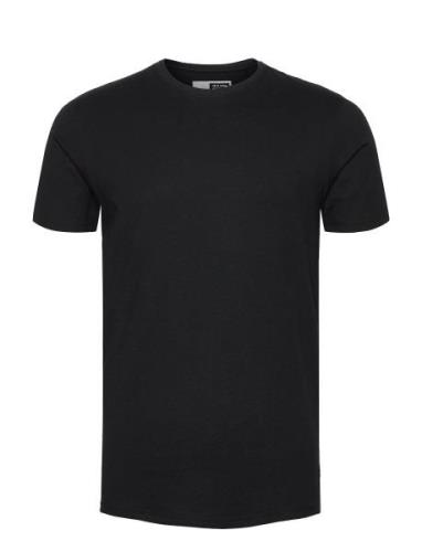 Sdrock Ss Tops T-shirts Short-sleeved Black Solid