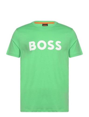 Thinking 1 Tops T-shirts Short-sleeved Green BOSS