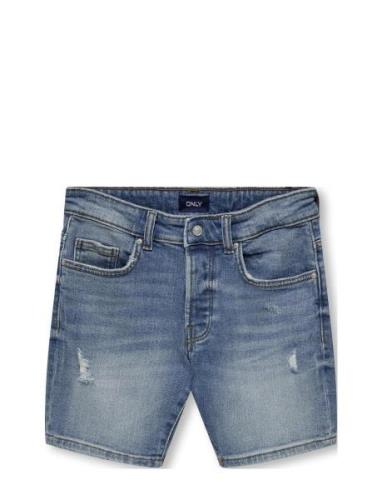 Kobedge Shorts Lt Blue 7674 Dnm Bottoms Shorts Blue Kids Only