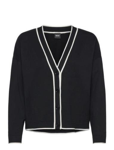 Flodina Tops Knitwear Cardigans Black BOSS