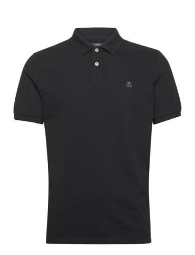 Polos Short Sleeve Tops Polos Short-sleeved Black Marc O'Polo