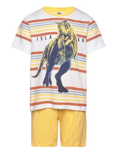 Set Pyjalong Pyjamas Sett Yellow Jurassic World