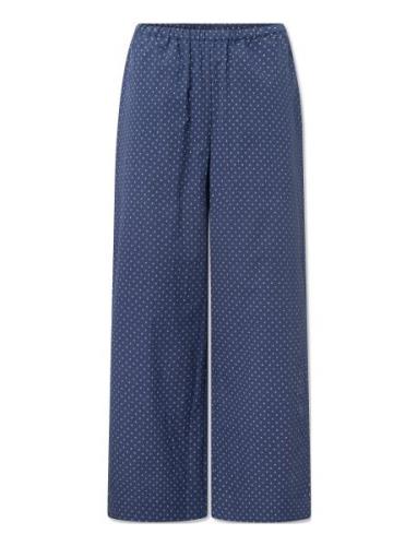 Bella Pants Bottoms Trousers Wide Leg Navy STUDIO FEDER