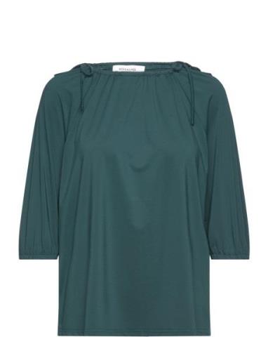 T-Shirt Tops Blouses Long-sleeved Green Rosemunde